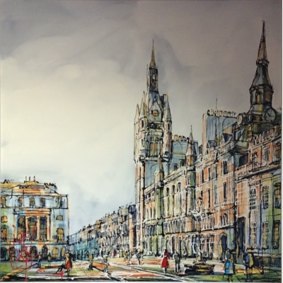 Street Life Union St. Aberdeen by Nigel Cooke